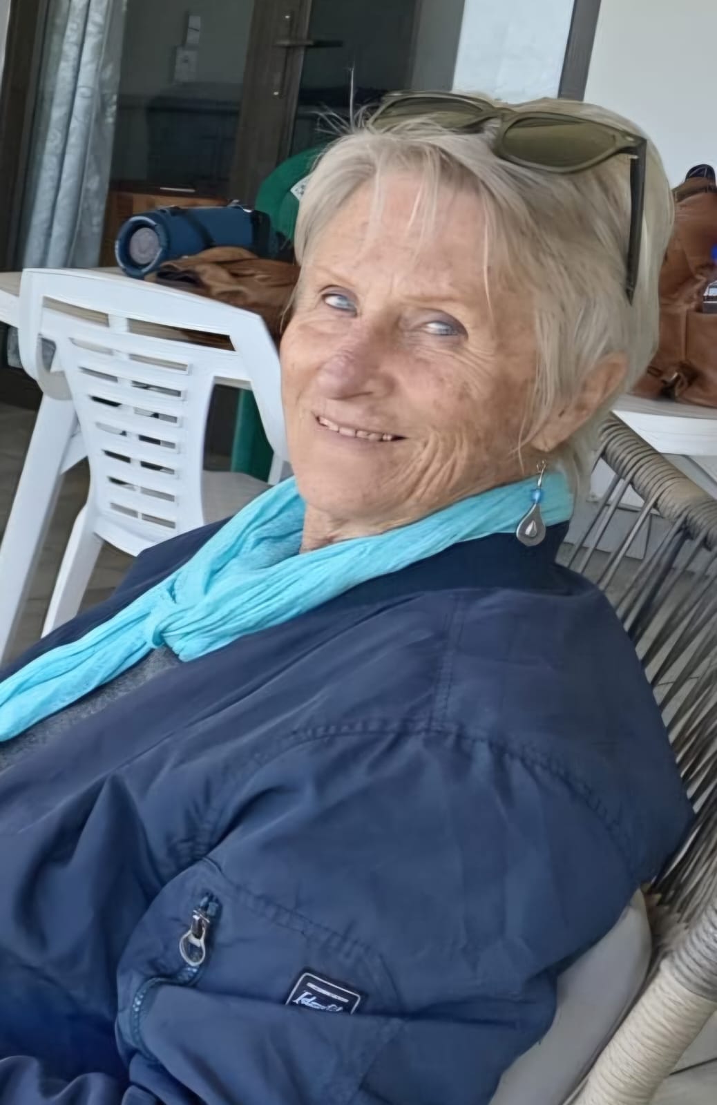 Di Plumridge, our oldest Aqua Fitness member, smiling warmly