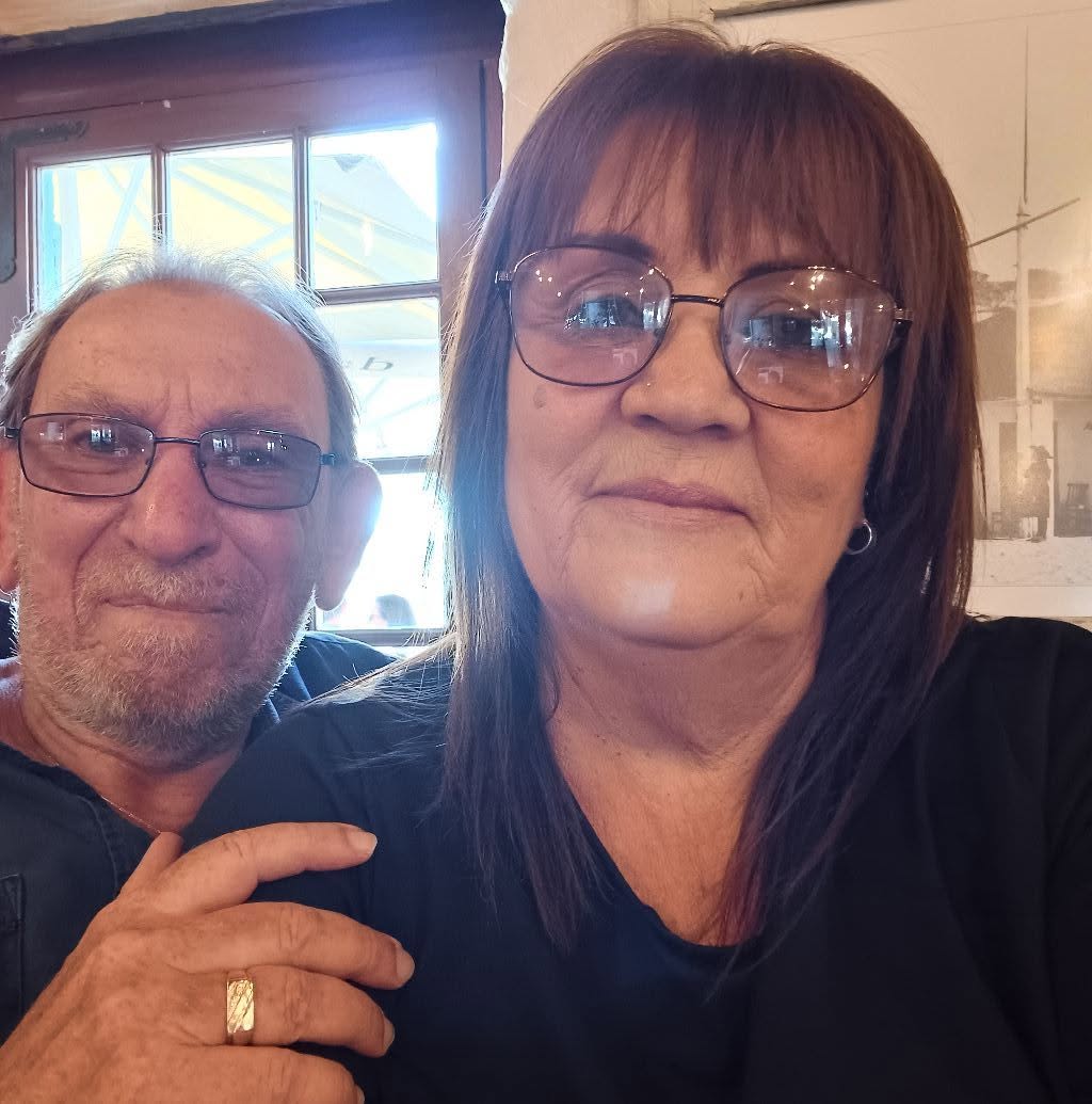 Maria and her husband Clifford Patrick Evans